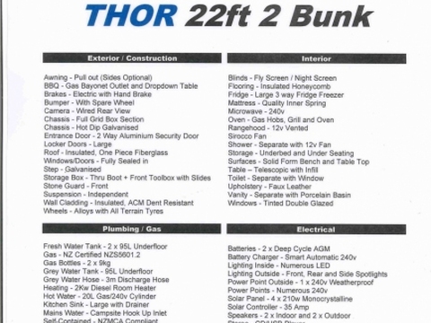 Legion - Thor - 22ft - Twin Bunks - Walk Around Bed